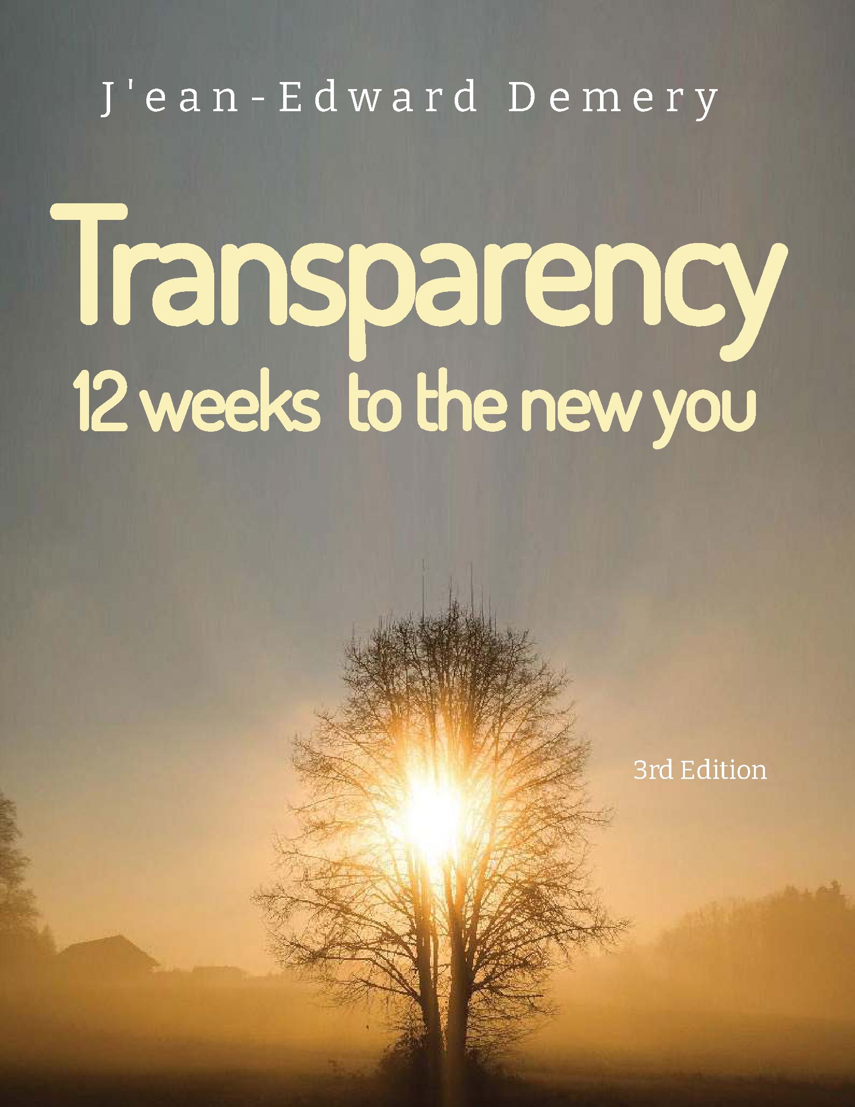 3rd edition of his book Transparency.